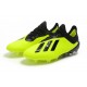 Botas Baratas - Zapatillas de fútbol Adidas X 18.1 FG Amarillo Negro