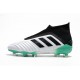 Baratas Botas de fútbol Adidas Predator 18+ FG Blanco Verde