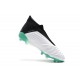 Baratas Botas de fútbol Adidas Predator 18+ FG Blanco Verde