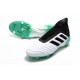 Baratas Botas de fútbol Adidas Predator 18+ FG Blanco Verde