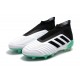 Baratas Botas de fútbol Adidas Predator 18+ FG Blanco Verde