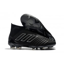 Nuevo Zapatillas de fútbol Adidas Predator 18+ FG Todo Negro