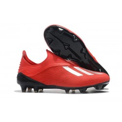 Zapatillas de fútbol Baratas Adidas X 18+ FG Plata Roja