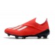 Zapatillas de fútbol Baratas Adidas X 18+ FG Plata Roja