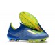 Zapatillas de fútbol Baratas Adidas X 18+ FG Fútbol Azul Solar Amarillo Núcleo Negro