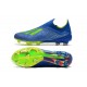Zapatillas de fútbol Baratas Adidas X 18+ FG Fútbol Azul Solar Amarillo Núcleo Negro