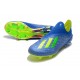 Zapatillas de fútbol Baratas Adidas X 18+ FG Fútbol Azul Solar Amarillo Núcleo Negro