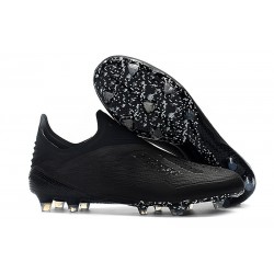 Zapatillas de fútbol Baratas Adidas X 18+ FG Todo Negro