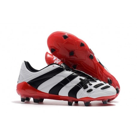 Nuevo Botas de fútbol Adidas Predator Accelerator Electricity FG Blanco Negro Rojo