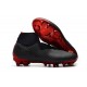 Zapatillas de fútbol Baratas Nike Phantom Vision Elite DF FG Jordan X PSG Negro Rojo