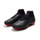 Zapatillas de fútbol Baratas Nike Phantom Vision Elite DF FG Jordan X PSG Negro Rojo