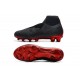 Zapatillas de fútbol Baratas Nike Phantom Vision Elite DF FG Jordan X PSG Negro Rojo