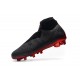 Zapatillas de fútbol Baratas Nike Phantom Vision Elite DF FG Jordan X PSG Negro Rojo