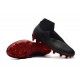 Zapatillas de fútbol Baratas Nike Phantom Vision Elite DF FG Jordan X PSG Negro Rojo