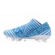 Baratas Botas de fútbol Adidas Nemeziz 17+ 360 Agility FG Blanco Azul Negro