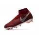 Botas de fútbol Nike Phantom VSN Elite DF FG Rojo Vino Plata