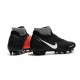 Botas de fútbol Nike Phantom VSN Elite DF FG Negro Rojo Blanco