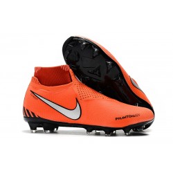 Botas de fútbol Nike Phantom VSN Elite DF FG Rojo Negro Blanco