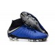 Botas Baratas Nike Hypervenom Phantom III DF FG Azul Negro Plata