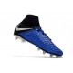 Botas Baratas Nike Hypervenom Phantom III DF FG Azul Negro Plata