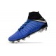 Botas Baratas Nike Hypervenom Phantom III DF FG Azul Negro Plata