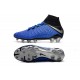 Botas Baratas Nike Hypervenom Phantom III DF FG Azul Negro Plata