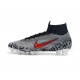 Baratas Zapatillas de fútbol Nike Mercurial Superfly VI 360 Elite FG Neymar Negro Blanco Rojo 