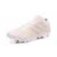 Zapatos de fútbol Adidas Nemeziz 17+ 360 Agility FG Marrón Claro Sésamo Blanco
