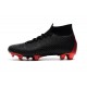 Baratas Zapatillas de fútbol Nike Mercurial Superfly VI 360 Elite FG Nike x Jordan Negro Rojo
