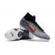 Baratas Zapatillas de fútbol Nike Mercurial Superfly VI 360 Elite FG Neymar Negro Blanco Rojo 
