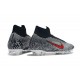Baratas Zapatillas de fútbol Nike Mercurial Superfly VI 360 Elite FG Neymar Negro Blanco Rojo 