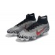 Baratas Zapatillas de fútbol Nike Mercurial Superfly VI 360 Elite FG Neymar Negro Blanco Rojo 