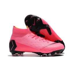Baratas Zapatillas de fútbol Nike Mercurial Superfly VI 360 Elite FG Rosa Negro