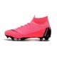 Baratas Zapatillas de fútbol Nike Mercurial Superfly VI 360 Elite FG Rosa Negro