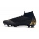 Baratas Zapatillas de fútbol Nike Mercurial Superfly VI 360 Elite FG Oro Negro