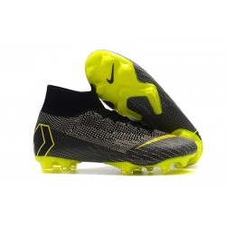 Baratas Zapatillas de fútbol Nike Mercurial Superfly VI 360 Elite FG Gris Amarillo