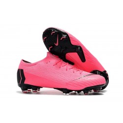Zapatillas de fútbol Nike Mercurial Vapor XII Elite FG Rosa Negro