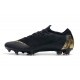 Zapatillas de fútbol Nike Mercurial Vapor XII Elite FG Oro Negro