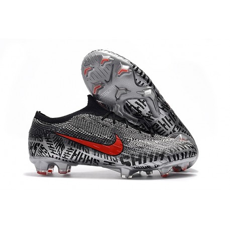 Zapatillas de fútbol Nike Mercurial Vapor XII Elite FG Neymar Negro Blanco Rojo