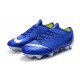 Zapatillas de fútbol Nike Mercurial Vapor XII Elite FG Negro Plateado Azul