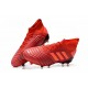 Botas de fútbol Baratas adidas Predator 19.1 FG Rojo Rojo Solar Negro