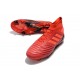 Botas de fútbol Baratas adidas Predator 19.1 FG Rojo Rojo Solar Negro