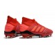Botas de fútbol Baratas adidas Predator 19.1 FG Rojo Rojo Solar Negro