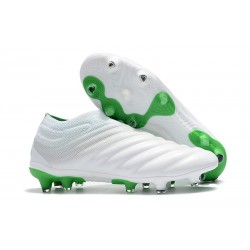 Zapatillas de fútbol Adidas Copa 19+ FG Blanco Verde