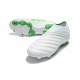 Zapatillas de fútbol Adidas Copa 19+ FG Blanco Verde