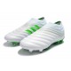 Zapatillas de fútbol Adidas Copa 19+ FG Blanco Verde