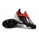 Zapatillas de fútbol Baratas Adidas X 18+ FG Negro Rojo Blanco