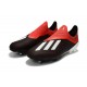 Zapatillas de fútbol Baratas Adidas X 18+ FG Negro Rojo Blanco