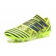 Zapatos de fútbol Baratas Adidas Nemeziz 17+ 360 Agility FG Amarillo Negro