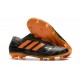 Botas de fútbol Adidas Nemeziz 17+ 360 Agility FG Negro Naranja